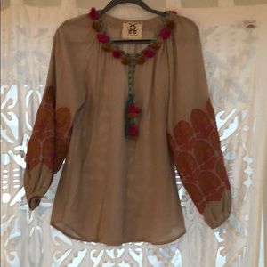 Figue Peasant Blouse
